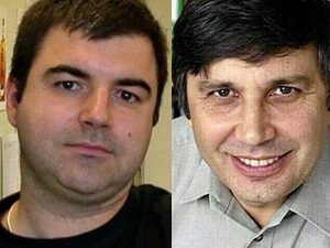 Hai nhà khoa học Konstantin Novoselov và Andre Geim. (Nguồn: PA)
